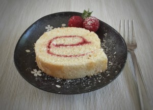 Raspberry Swiss Roll